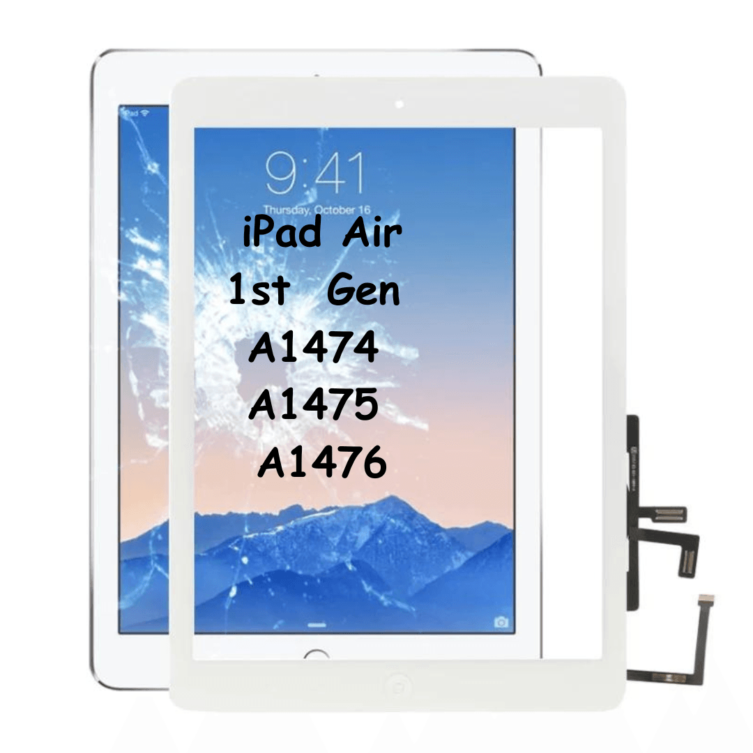 Touch Panel, Digitizer, Controller Button + Home Key Button for iPad Air 1st Gen A1474 A1475 A1476 (White) - Best Cell Phone Parts Distributor in Canada, Parts Source Touch Panel, Digitizer, Controller Button + Home Key Button for iPad Air 1st Gen A1474 A1475 A1476 (White) - Best Cell Phone Parts Distributor in Canada, Parts Source
